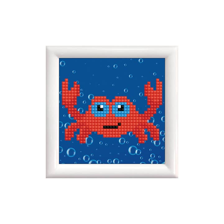 Crab (Framed) for wholesale by DIAMOND DOTZ®