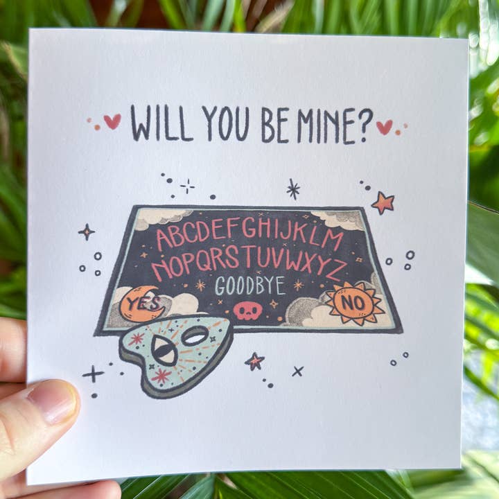 Comfhaus - Wholesale Everyday Greeting Card - Ouija Greeting Card | Love Card | Valentine's