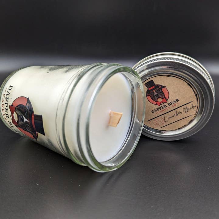 Concombre et melon « Chesa » pour la vente par DAPPER BEAR CANDLE CO