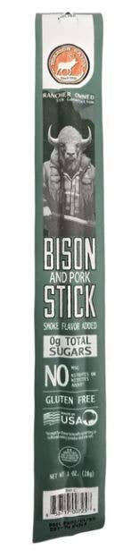 Grandpa Joe's Candy Shop - Wholesale Jerky - Pearson Ranch Bison Hickory Smoked Snack Stick 1oz, 24ct1