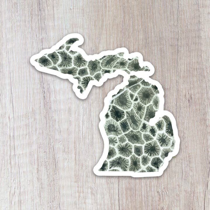 Petoskey Michigan Sticker for wholesale by Brush & Bark