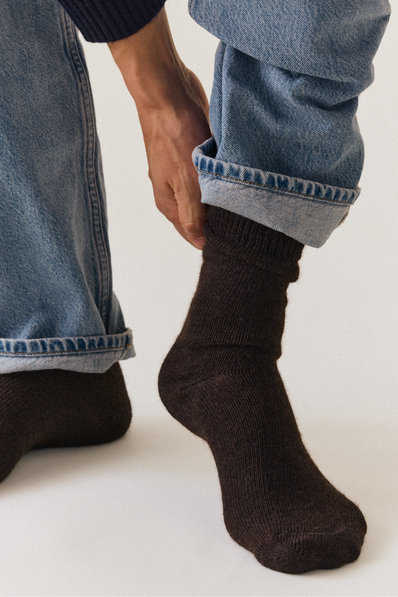 Pairs Socks - Wholesale Socks - Unisex - Bitter Chocolate Brown Alpaca Socks1