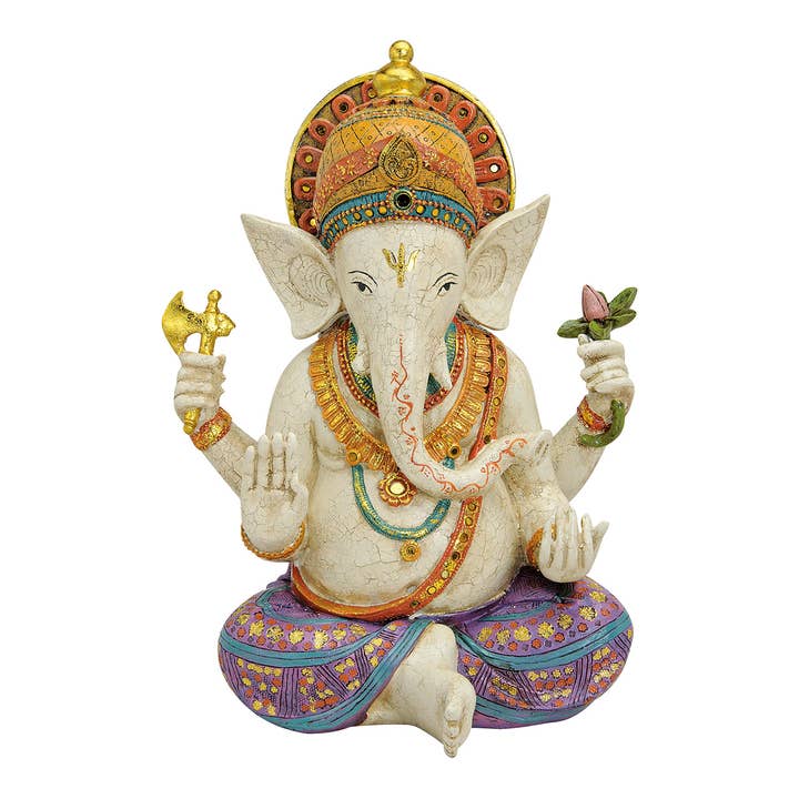 Ganesha em poli, L30 x P16 x A40 cm por atacado de Wurm