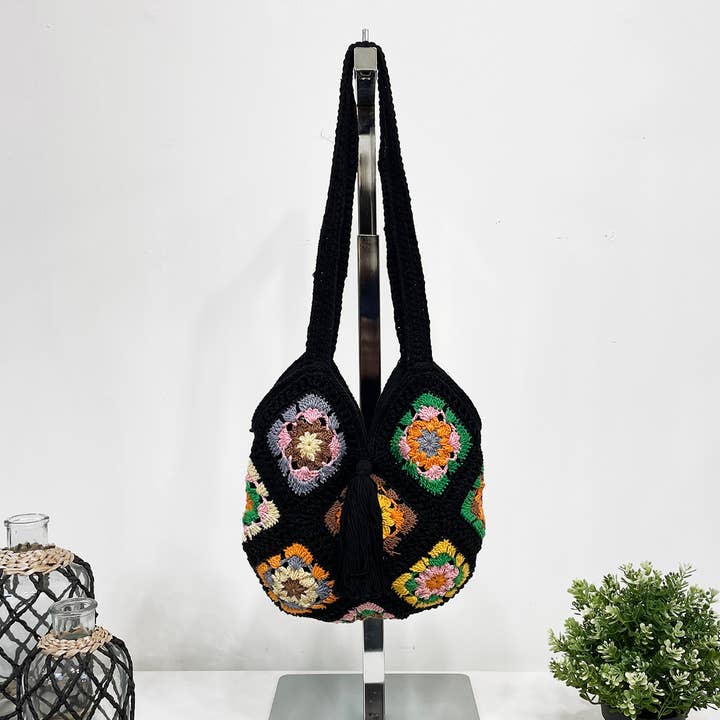 Anju Jewelry - Venta al por mayor Bolso con correa - Mujer - Bolsos de hombro de ganchillo de algodón Laya6