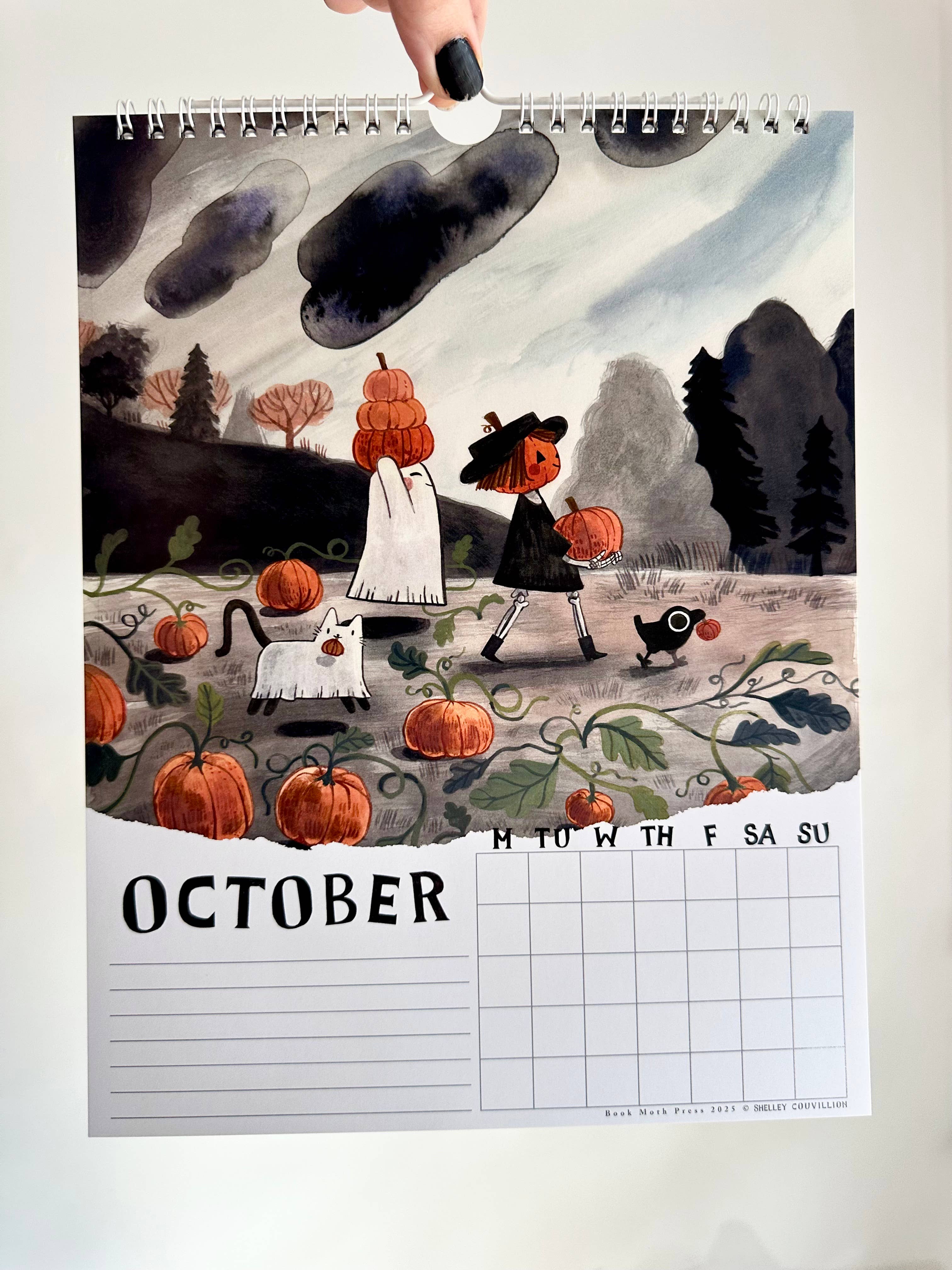 Shelley Couvillion – Calendário por atacado – Calendário Spooky Cute8