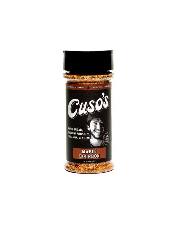 Cuso’s Maple Bourbon Seasoning for wholesale by Cuso Cuts