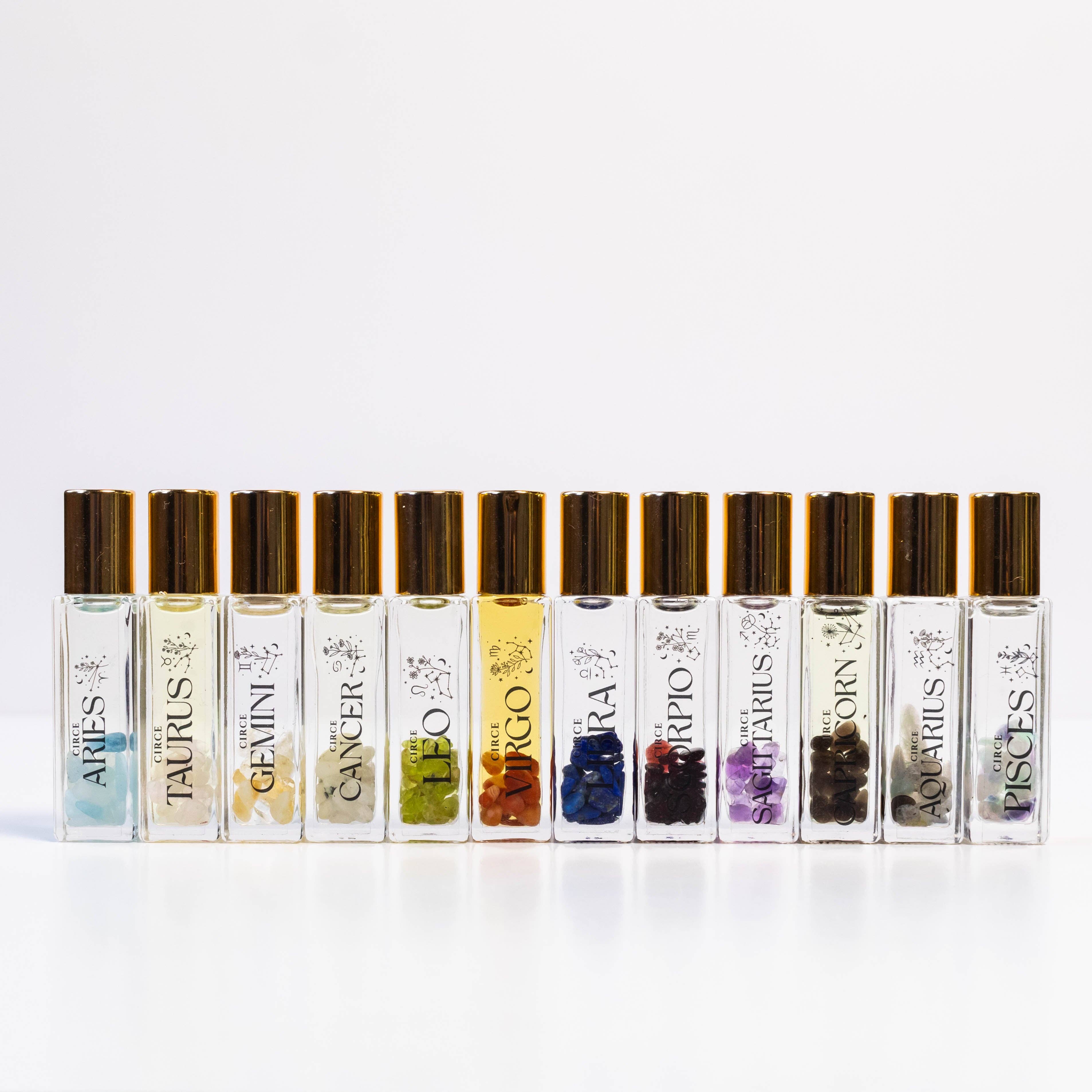 CIRCE - Vendita all'ingrosso Fragranza roll-on - Oli Profumati ai Gemme Zodiacali - 12 Segni Zodiacali Disponibili - Vendita all'Ingrosso13