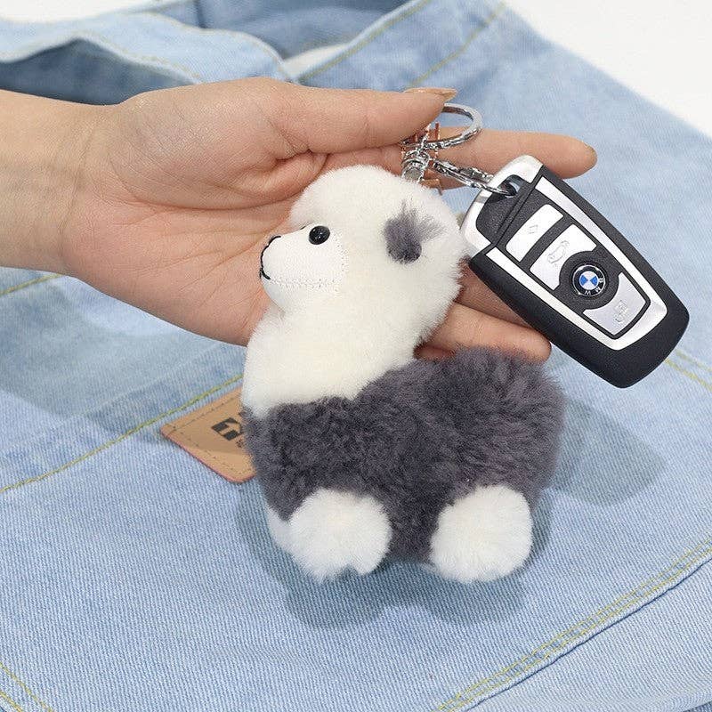 FurDecoration - Vendita all'ingrosso Portachiavi - Donna - Portachiavi in lana di alpaca mini - adorabile e alla moda1