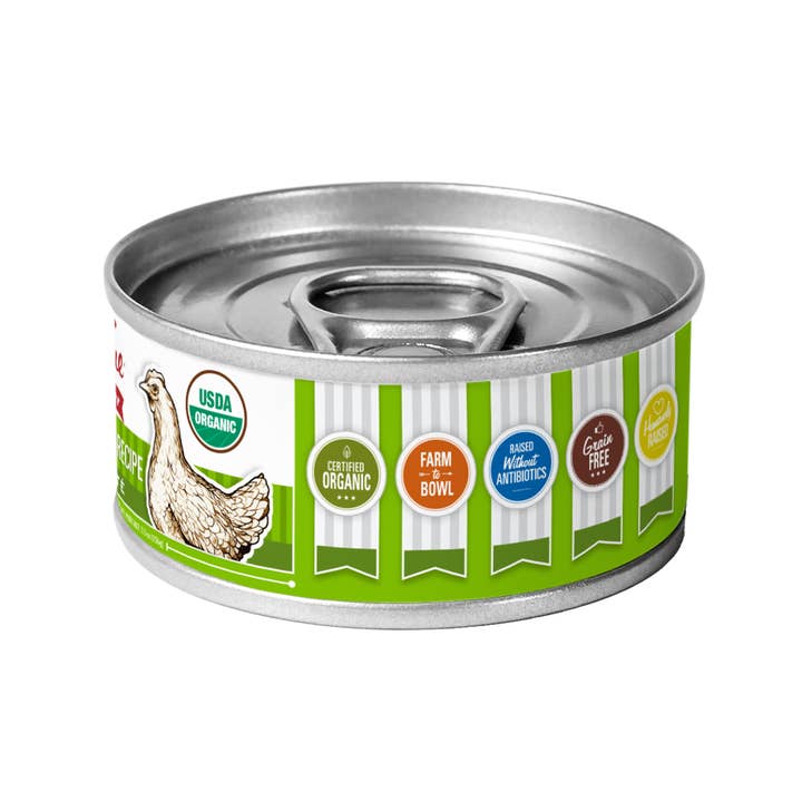 Tender & True Pet Nutrition - Wholesale Pet Food - Cat - Organic Chicken & Liver Pate for Cats (Case of 24)