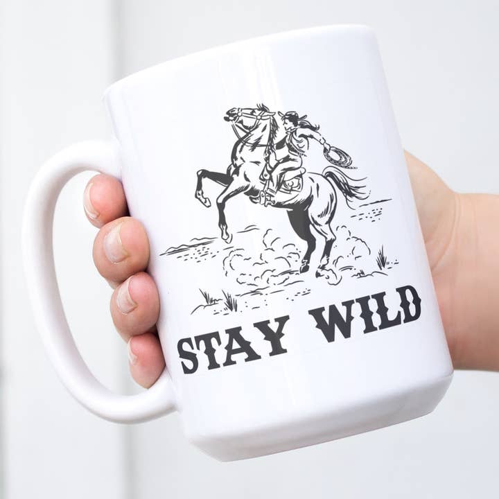 Stay Wild Mug for wholesale by Pippa & Ky