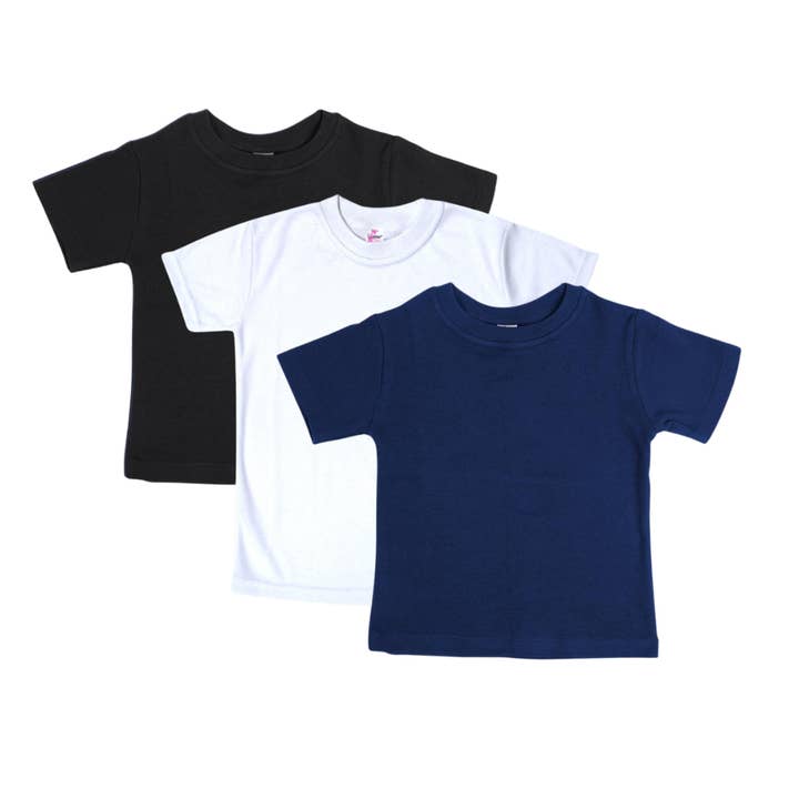 Kurzärmliges Blanko-T-Shirt für Kinder, hochwertige Baumwolle, superweich für den Großhandel von Laughing Giraffe