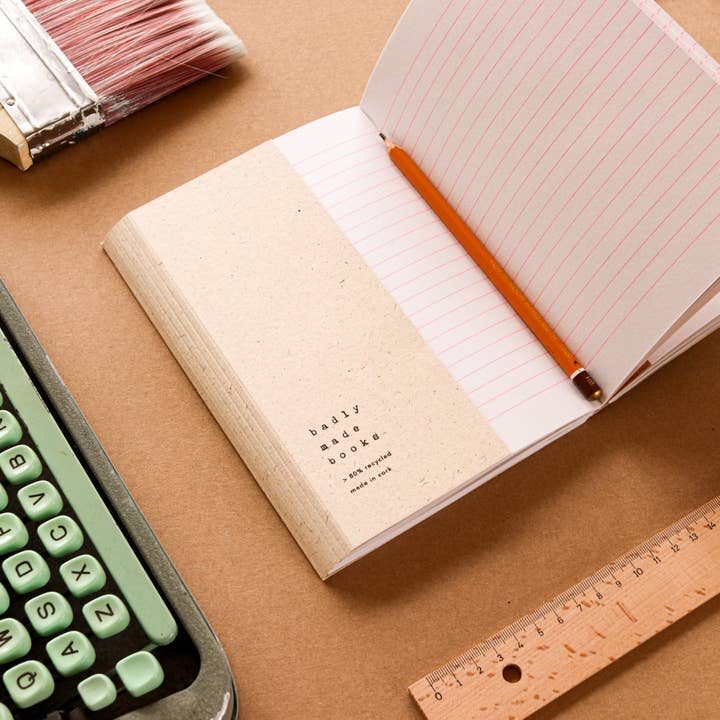 port of cork. a5 - recycled notebook for wholesale by badly made books