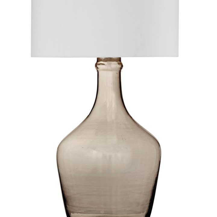Leeza Smoked Glass Base Table Lamp for wholesale by LOOMLAN