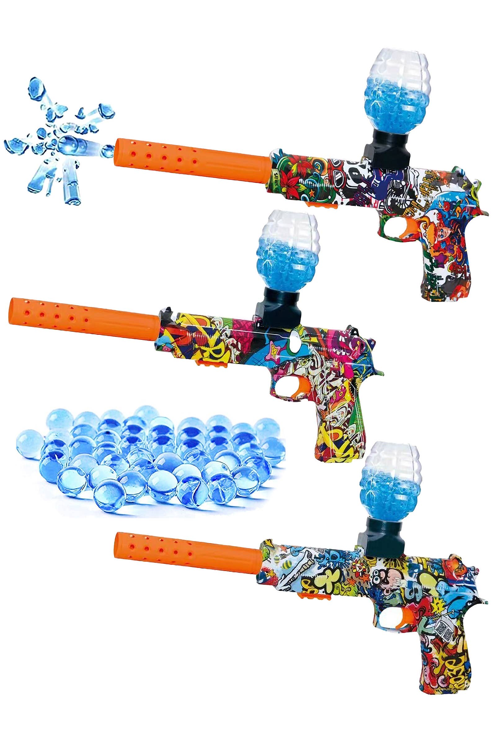 Assorted Electronic Gel Blaster Shooter Glock Pistol Toy Gun for wholesale on Faire1