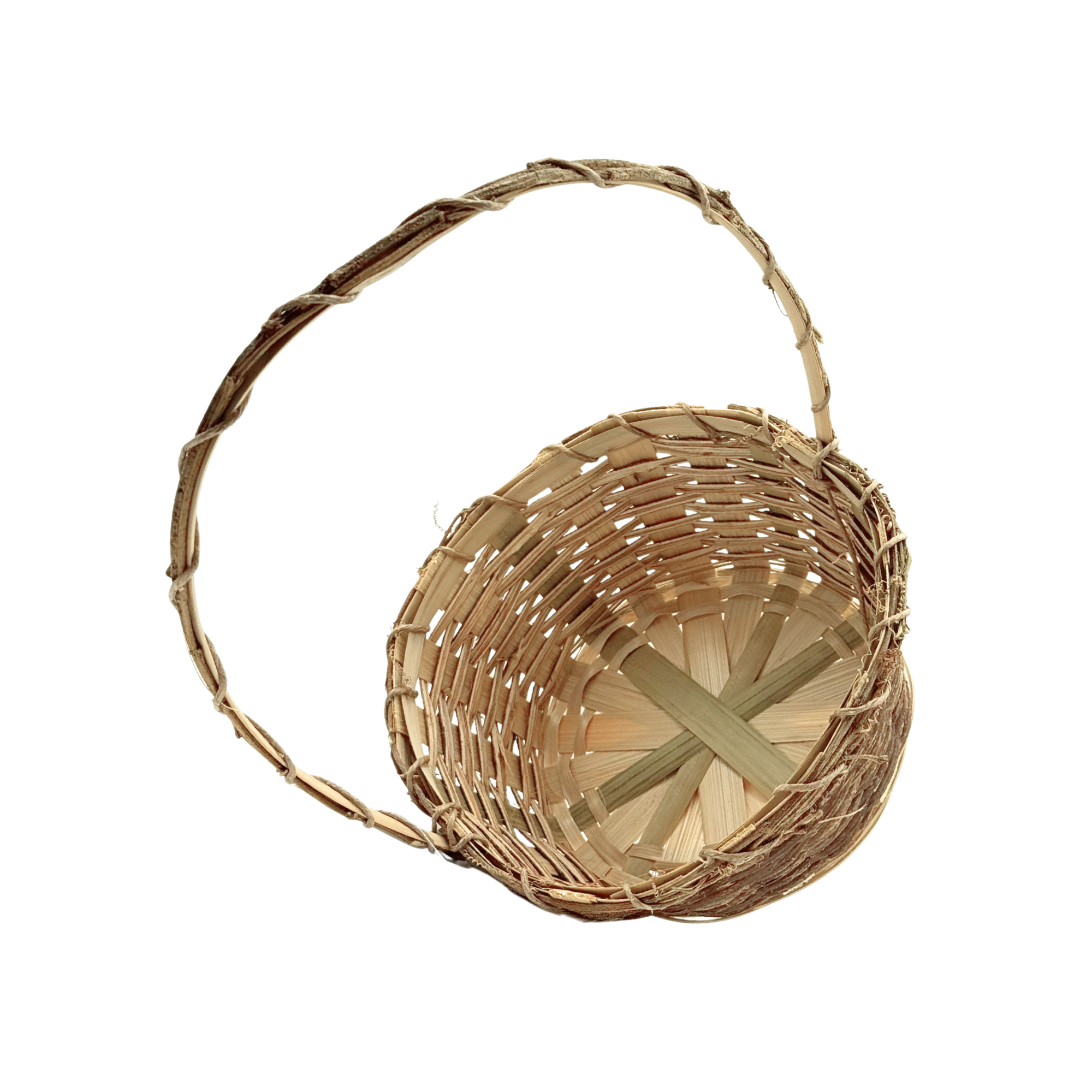 Jacobson - Wholesale Basket - 9.5"D Mixed Vine Rattan Baskets - 2 Sets of 34