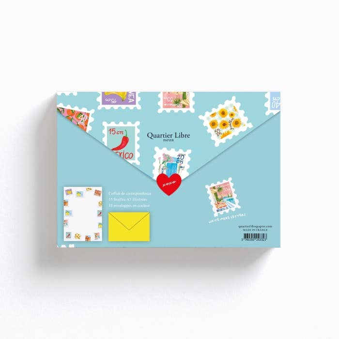 Quartier Libre Papier - Wholesale Notepad - Write More Letters Stationery Box Quartier Libre1