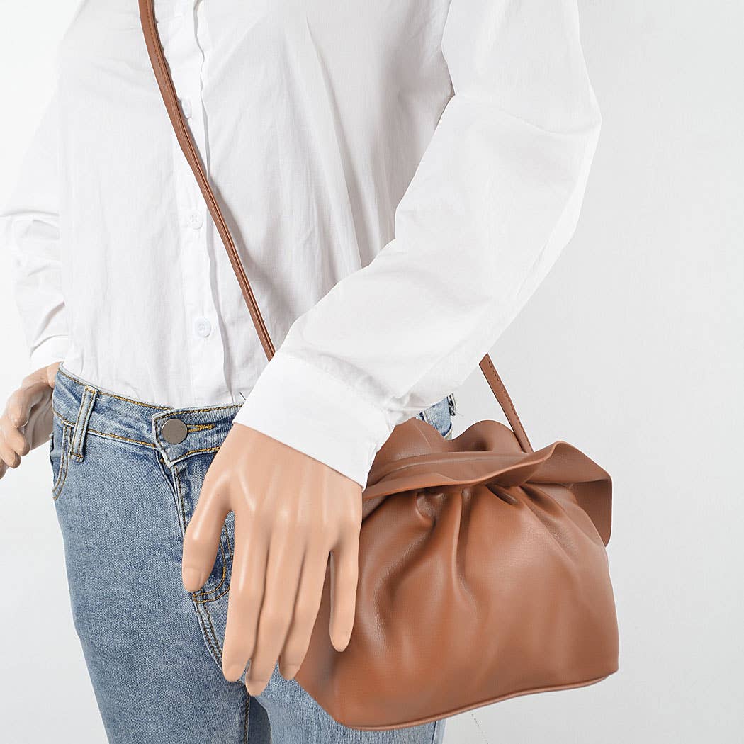 3AM BY H&D ACCESSORIES - Wholesale Crossbody Bag - Women's - HPC5086 FAUX LEATHER BOW CROSSBODY BAG3