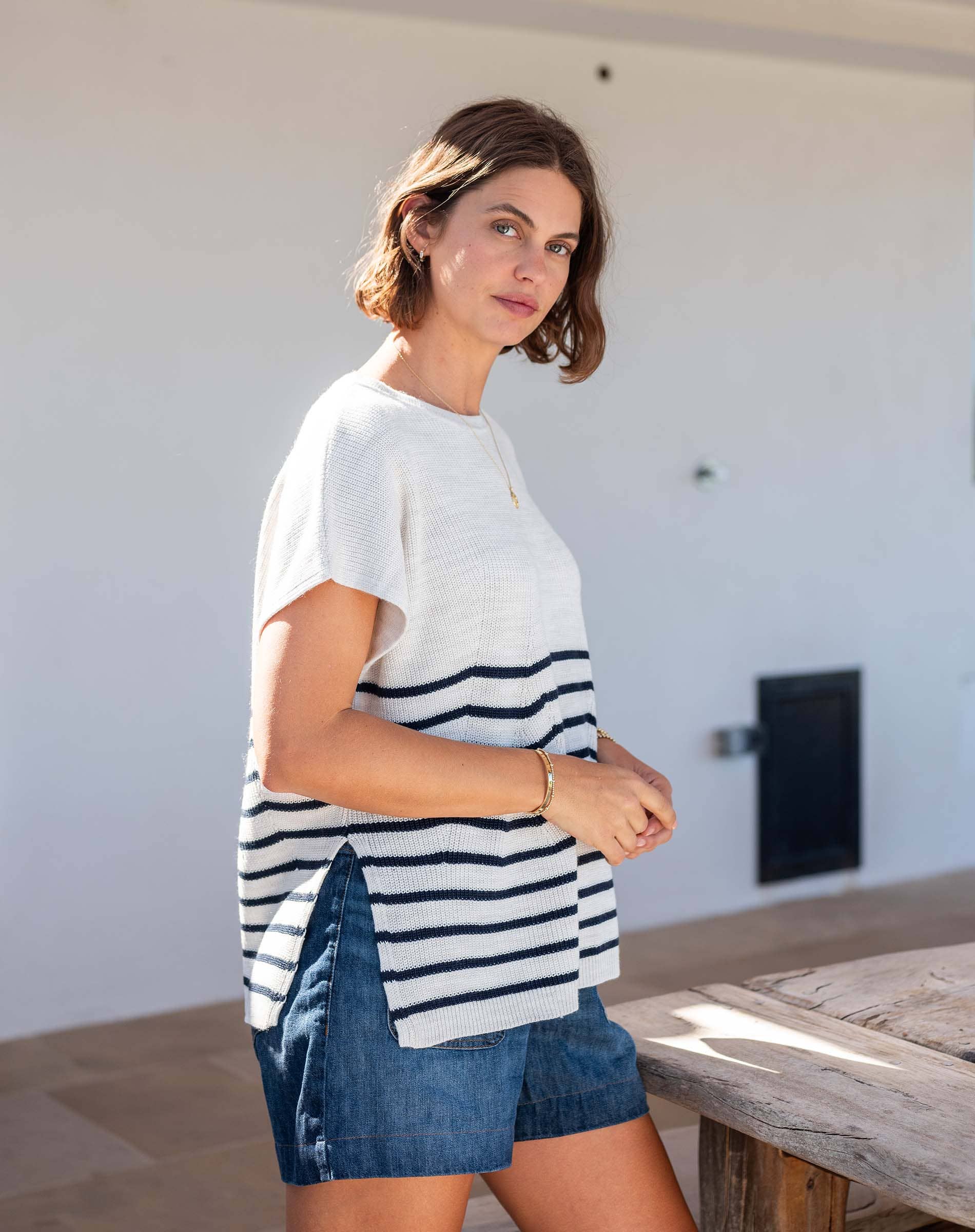 MERSEA - Wholesale Knit Sweater - Women's - Camden Short Sleeve Sweater9