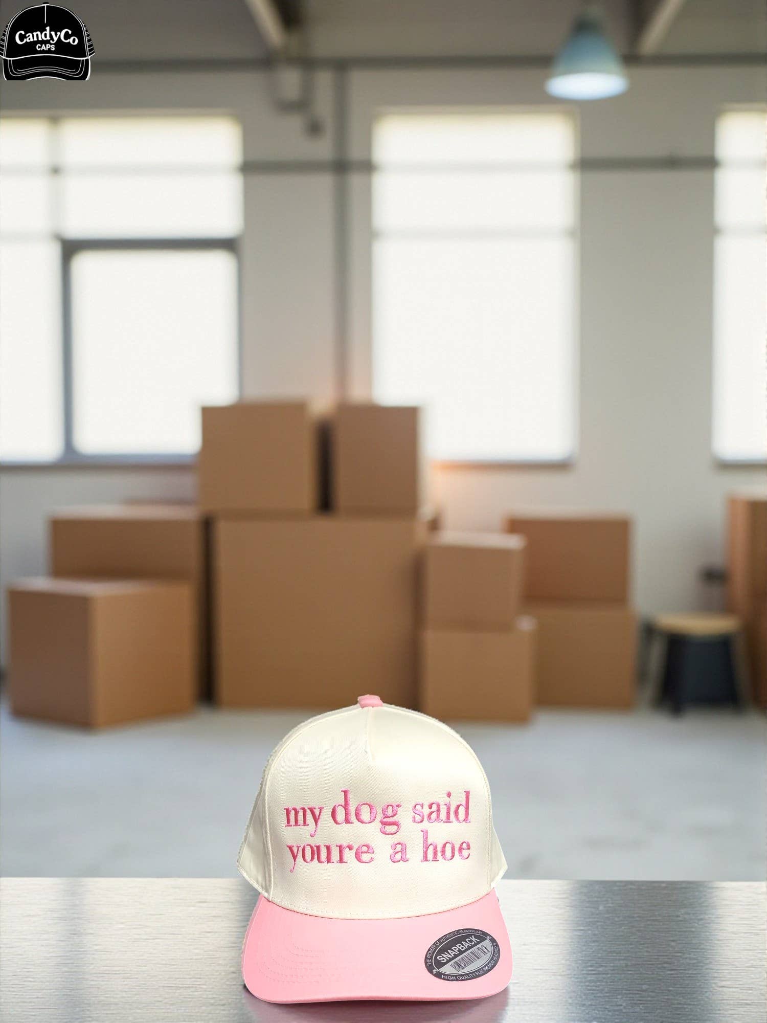 The Candy Collections - Wholesale Trucker Hat - Women's - My dog said your're a hoe dog mom Hat funny trucker