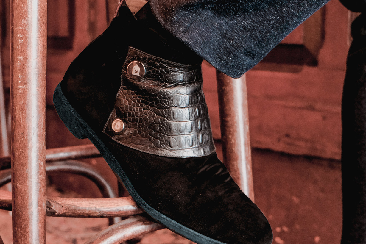 Zwart Zwarte suède laarzen: Mr Rupert voor groothandel op Faire5