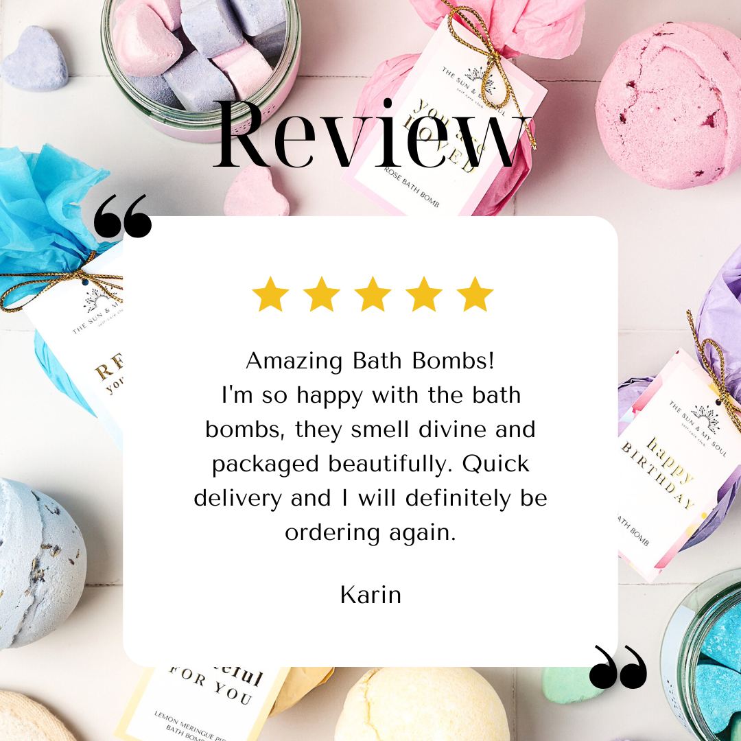 The Sun & My Soul Bath Bomb Soak Wellness Gifts - Wholesale Bath Bomb/Fizz - Love Rose Luxury Bath Bomb⎜You Are Loved Valentine's Gift5