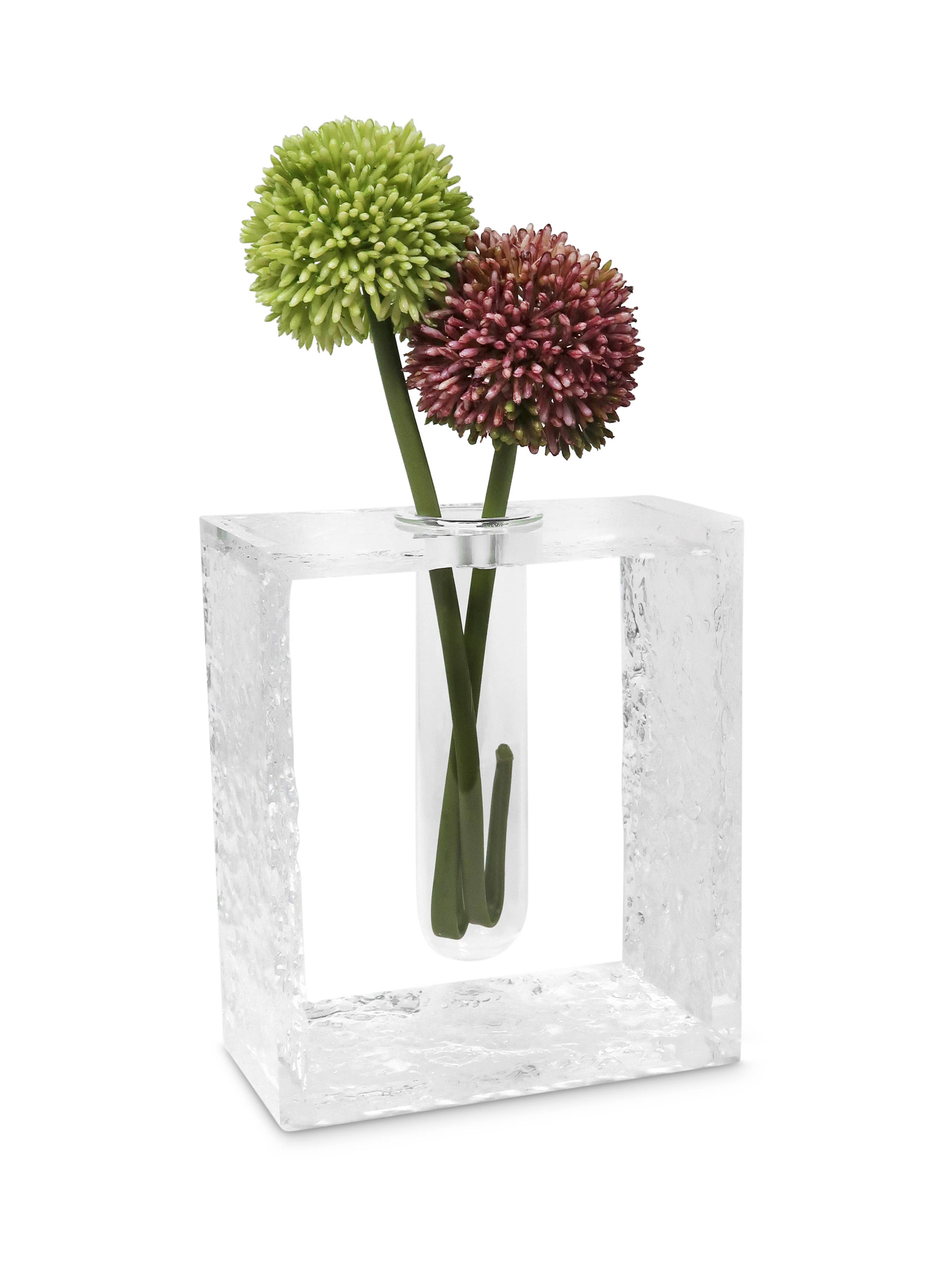 VIVIENCE - Wholesale Vase - Acrylic Vase with Tube Inlay11