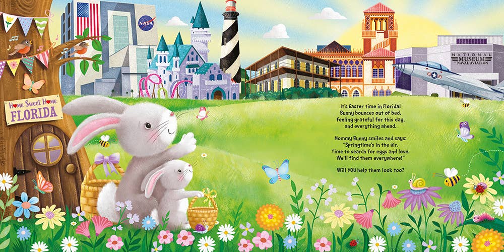 Sourcebooks - Wholesale Preschool Book (3-5) - The Easter Egg Hunt in Florida1