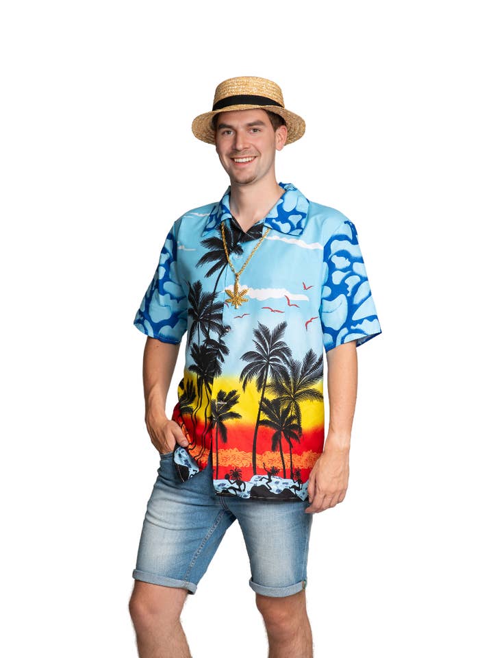 Partychimp - Wholesale Button Down Shirt - Men's - Hawaii Shirt Paradise0