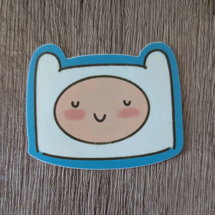 Sadsquatch – wholesale Sticker – Finn and Jake - Cute Adventure Time Vinyl Sticker