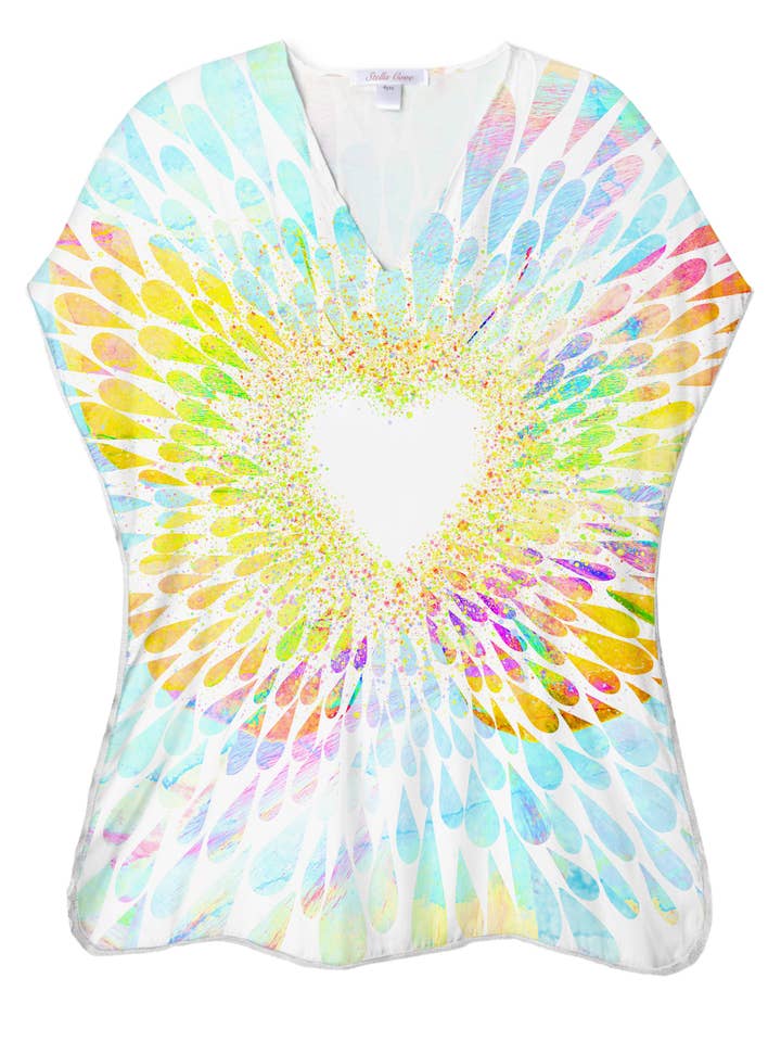 Sparkling Splash Poncho for wholesale by Stella Cove