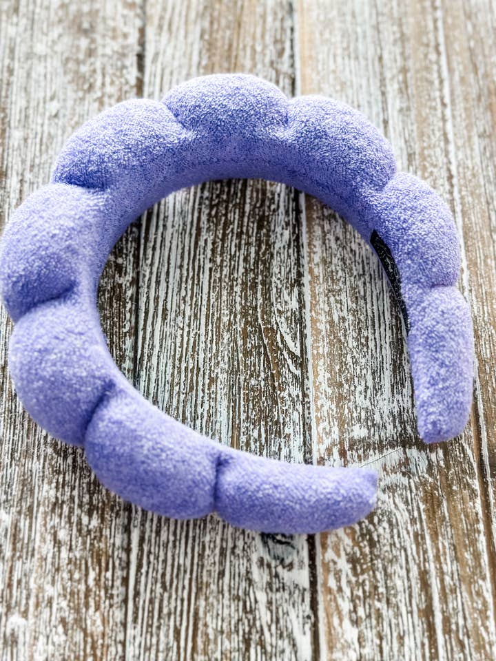 "Sia Spa Headband" Purple for wholesale by Harris Girls & Co.