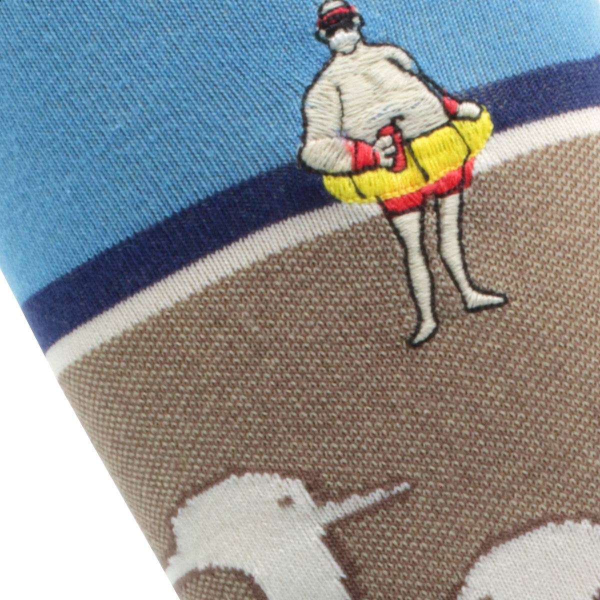 Soxfords - Vendita all'ingrosso Calzini - Uomo - «Sand Hopper» - Calzini da uomo pregiati a tema spiaggia3