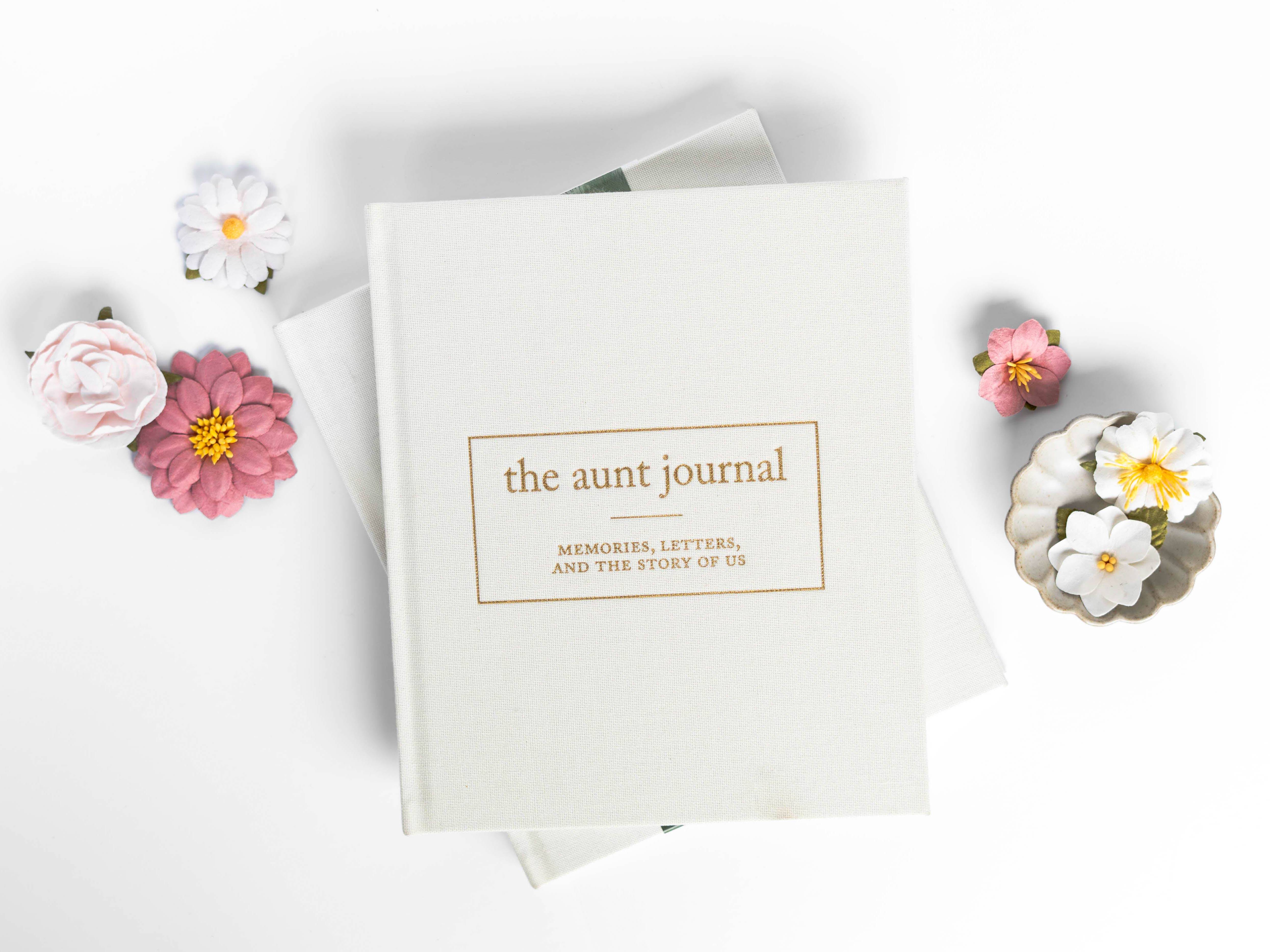 Duncan & Stone Paper Co. - Vente Journal intime - Livre de souvenirs et journal de souvenirs pour tante | Cadeau attentionné pour tante0