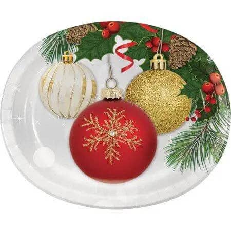 Ornament Elegance Oval Platter for wholesale by Party Expo, LLC