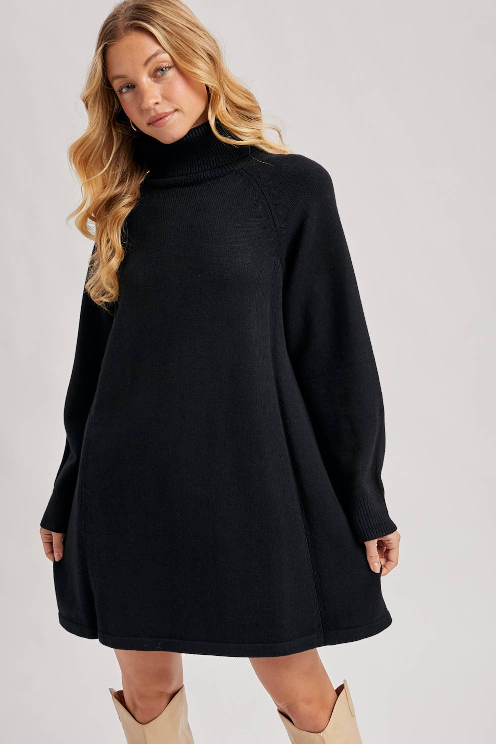 Bluivy – Großhandel Kleid – Damen – Pulloverkleid mit Rollkragen20