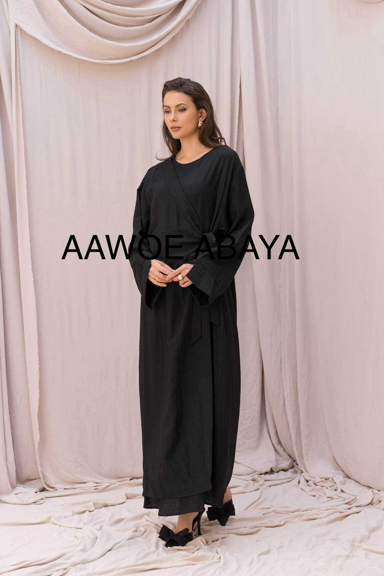 Aawoe Abaya – Kaftan - Mulher por atacado – Vestido Abaya Elegante - 2421-VES18