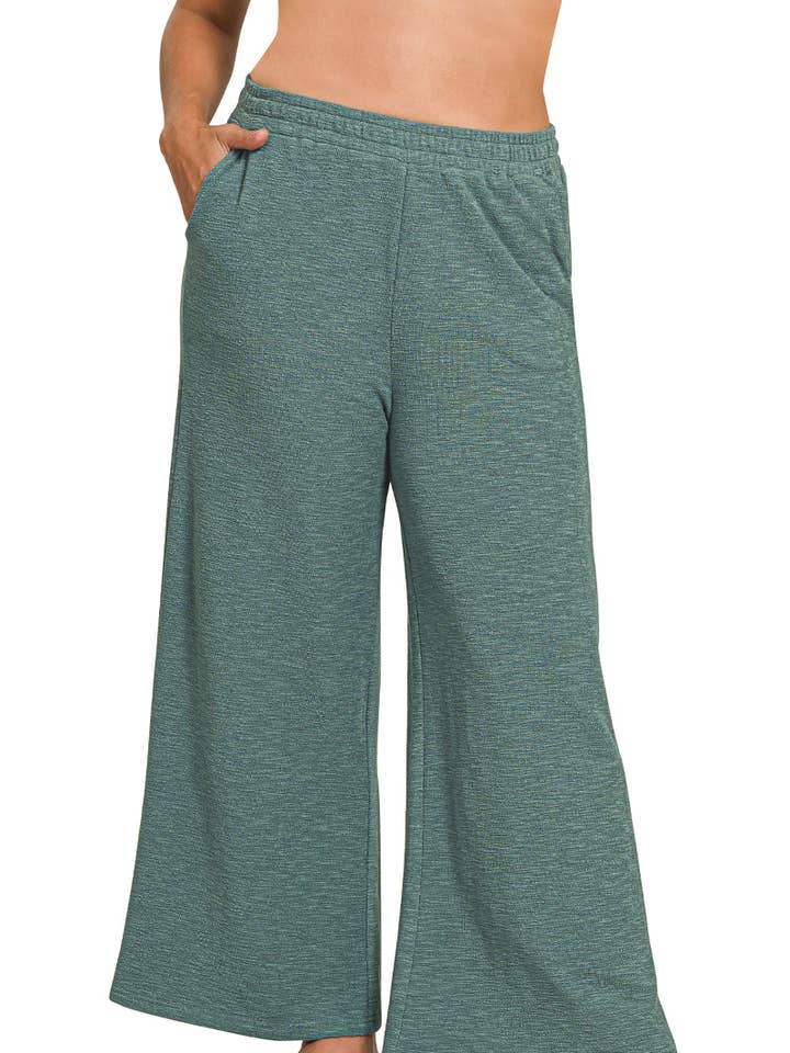 .SI-27898 Plus Cotton Slub Pants w/ Pockets for wholesale by 42POPS