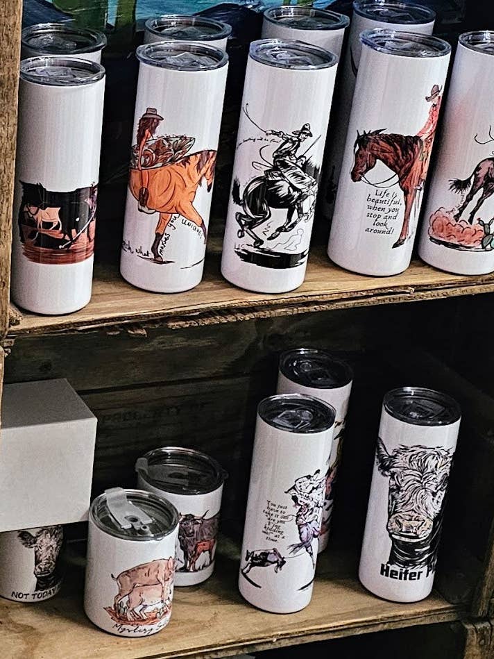 CANECA DE VIAGEM Alta e baixa por atacado de Thirsty Ink Designs