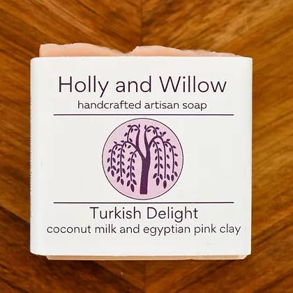 Turkiska Delight Bar Tvål för wholesale av Holly and Willow Ltd