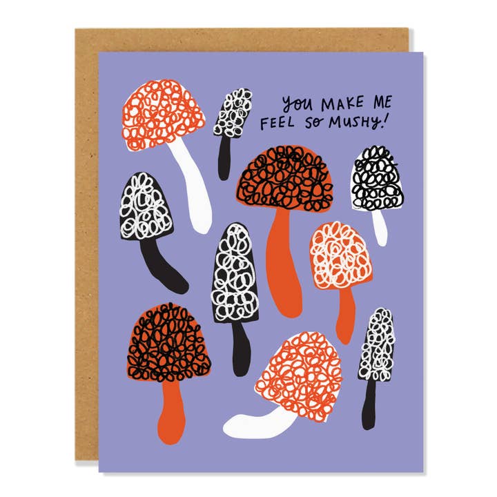 Badger & Burke - Wholesale Love Card - Mushy Feelings - Love & Friendship Card