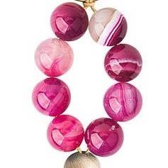 Magenta Cross Key Chain for wholesale by Flirt Jewelry