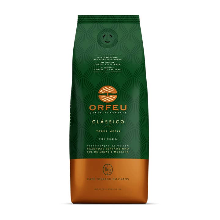 Orfeu – Großhandel Kaffeebohnen – Brasilianische Kaffeespezialitäten Medium Roast (2,2 lb)