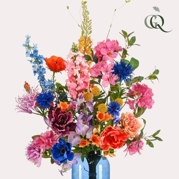Oasis of Life - Wholesale Artificial Flowers - Artificial Flower Bouquet Luxury Glam – XL Artificial Flower Bouquet – 90cm Tall – Low-Maintenance Decor – Realistic Look – Elegant XL Bouquet for Home & Office1