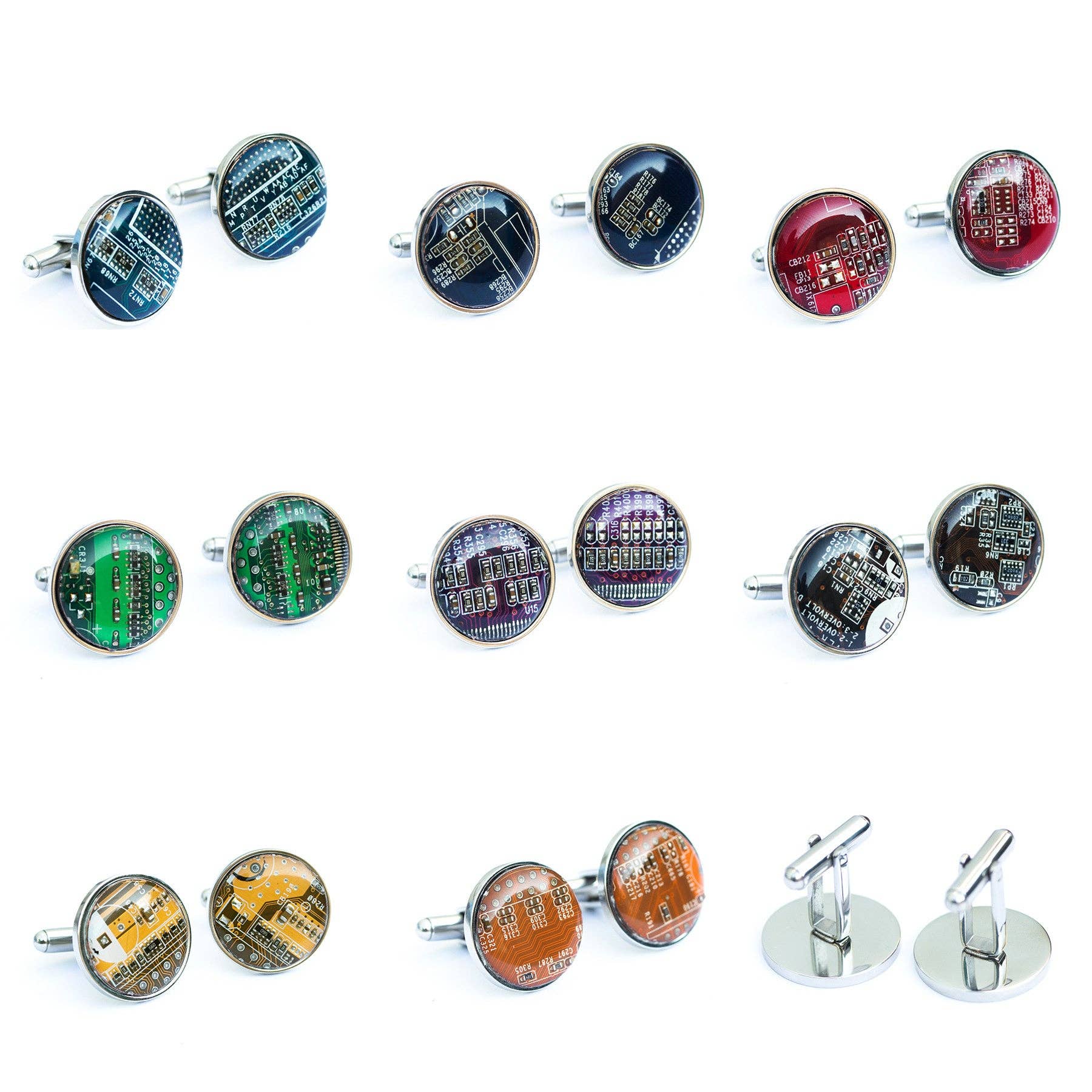 Pavlysh s.r.o. - Wholesale Cufflinks - Round cufflinks, stainless steel, resin12