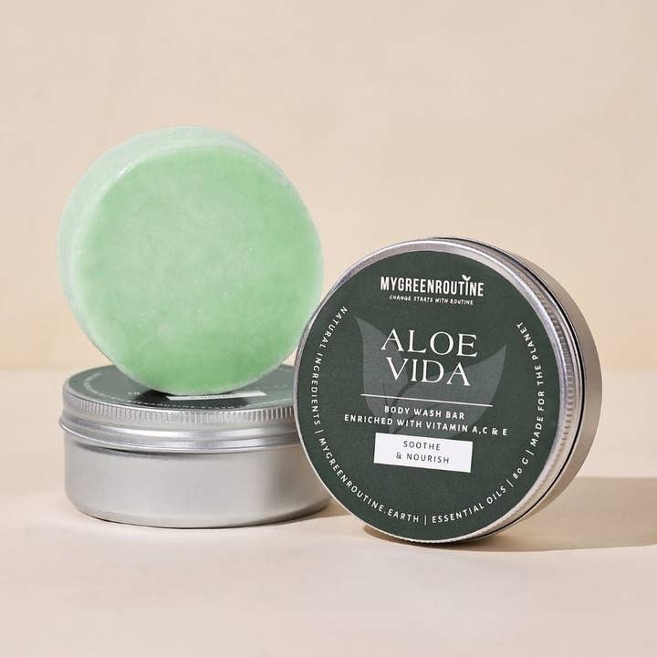 Aloe Vera Body Wash Bar for wholesale by My Green Routine
