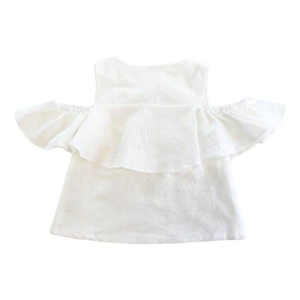 WHITE S85 81247 Cold Shoulder Lacing Blouse for wholesale on Faire2