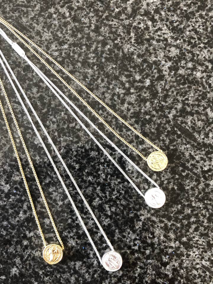 Vergulde St Benedict-ketting voor wholesale door Ballestrin