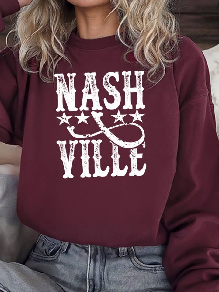 Sweat-shirts graphiques de Nashville pour la vente par DG WORLD