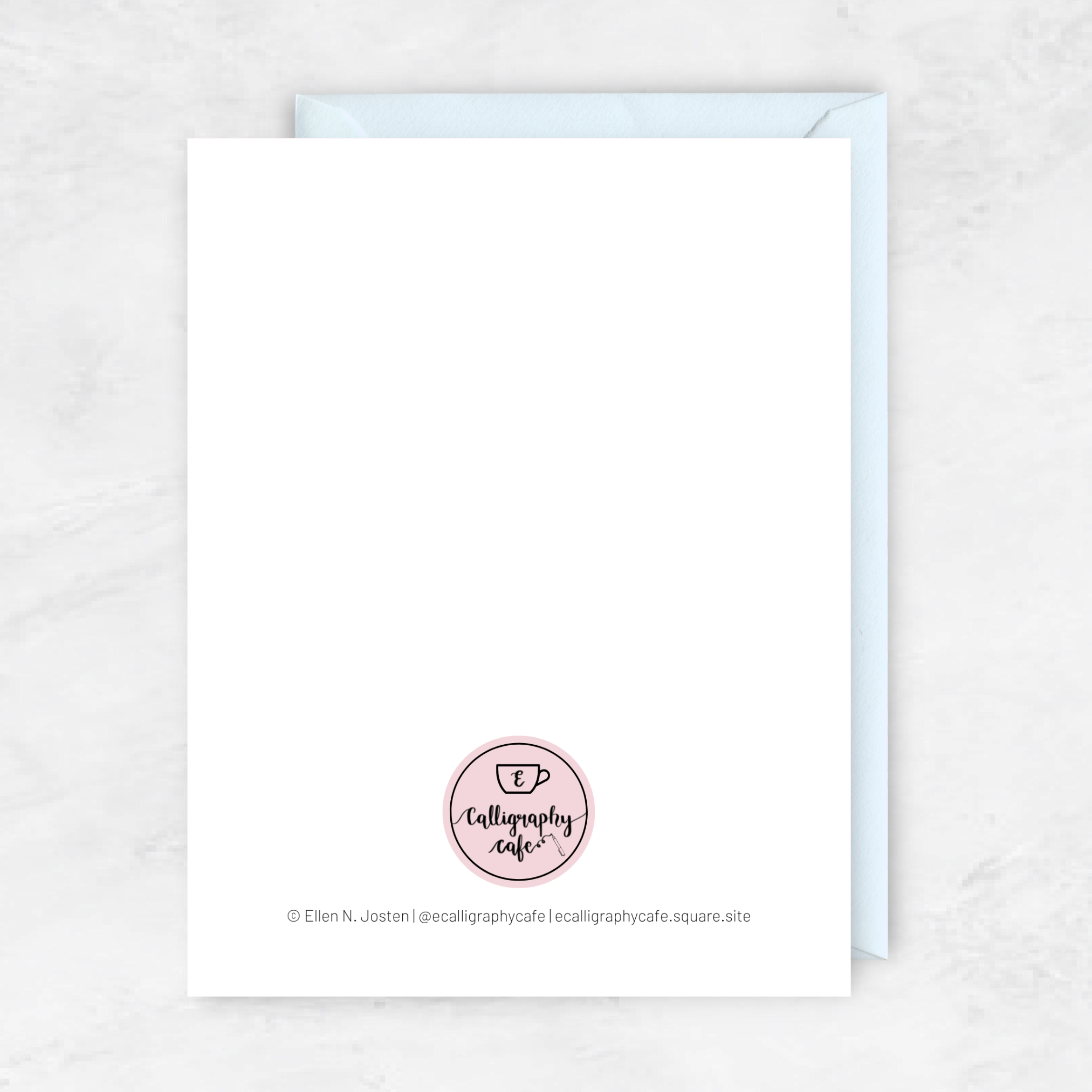 E Calligraphy Cafe - Wholesale Everyday Greeting Card - God’s Promises (Bows)1