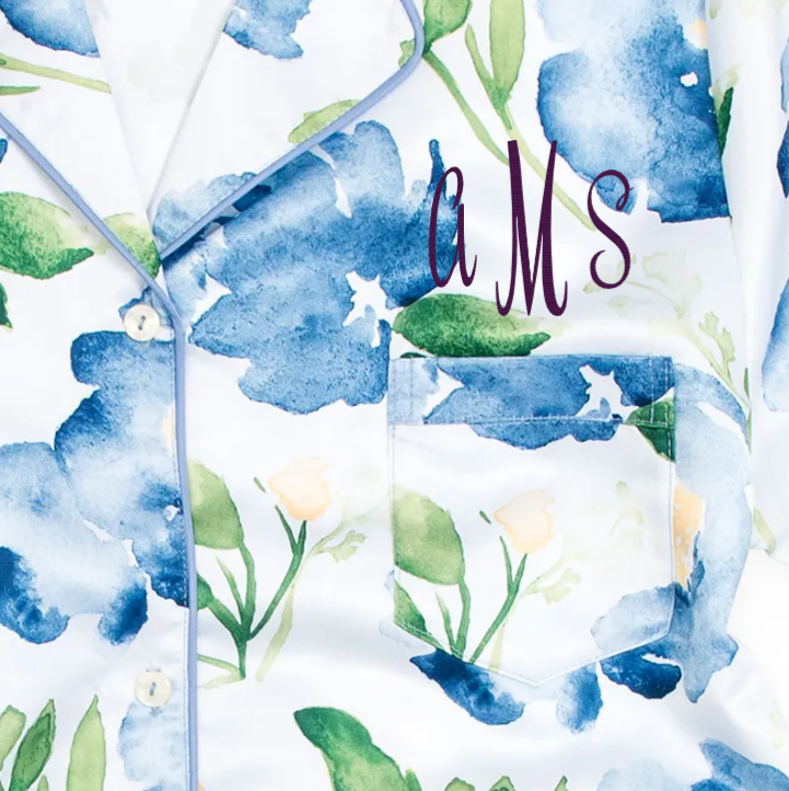 Weddingstar Inc. – Conjunto de pijama - Mulher por atacado – Conjunto Feminino de Pijama de Cetim com Estampa Floral4